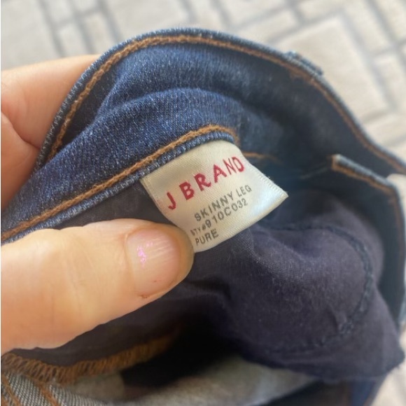 J Brand Skinny Leg ankle length Jeans Pure Wash size 28 - Picture 7 of 7